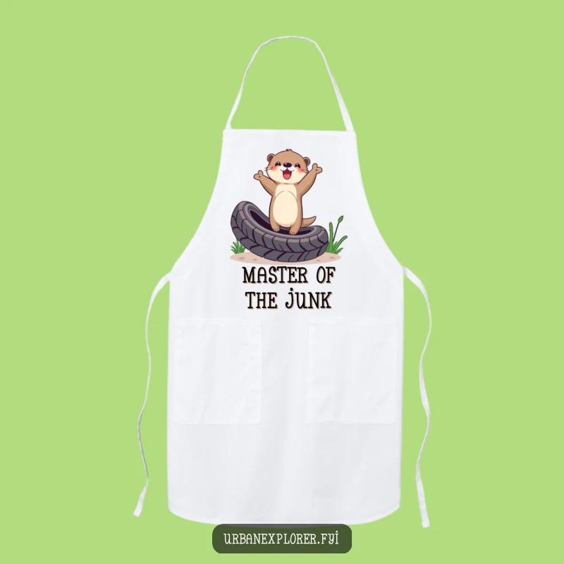 Funny Otter Chef Apron: Hilarious Kitchen Accessory, Perfect Funny Gift for Masters!