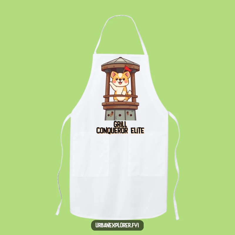 Funny Kawaii Dog Apron - Hilarious Kitchen Conqueror's Gear