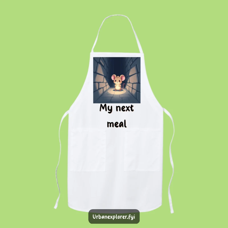 Funny Mouse Explorer Apron: Brave Chef's Style, Practical Funny Gift!