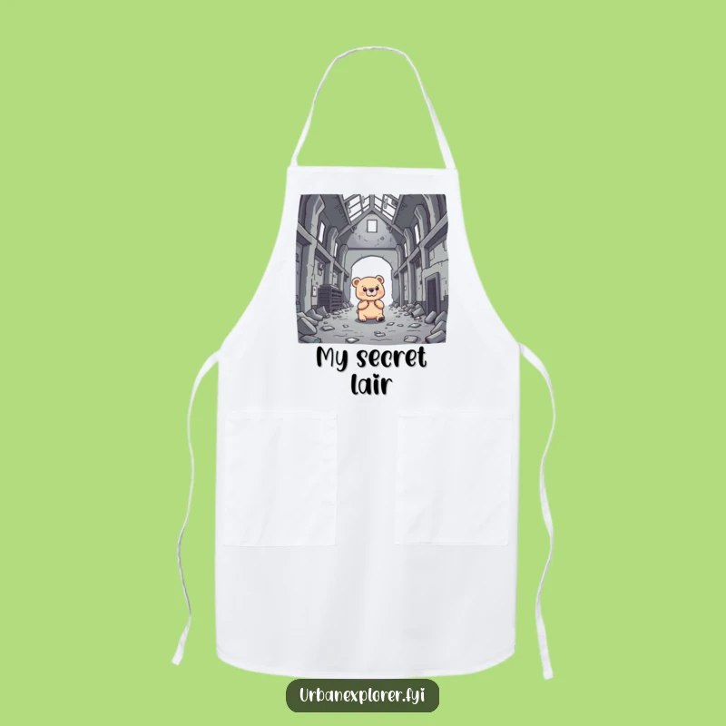 Funny Bear Warehouse Apron - Protect Yourself with Humorous Bravery