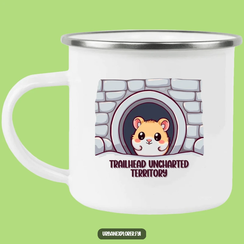 Funny Kawaii Hamster Camping Mug - Hilarious Discovery Drinkware
