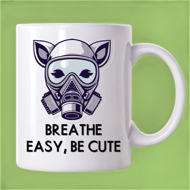 Cute Gas Mask Mug: Protecting Your Cuteness