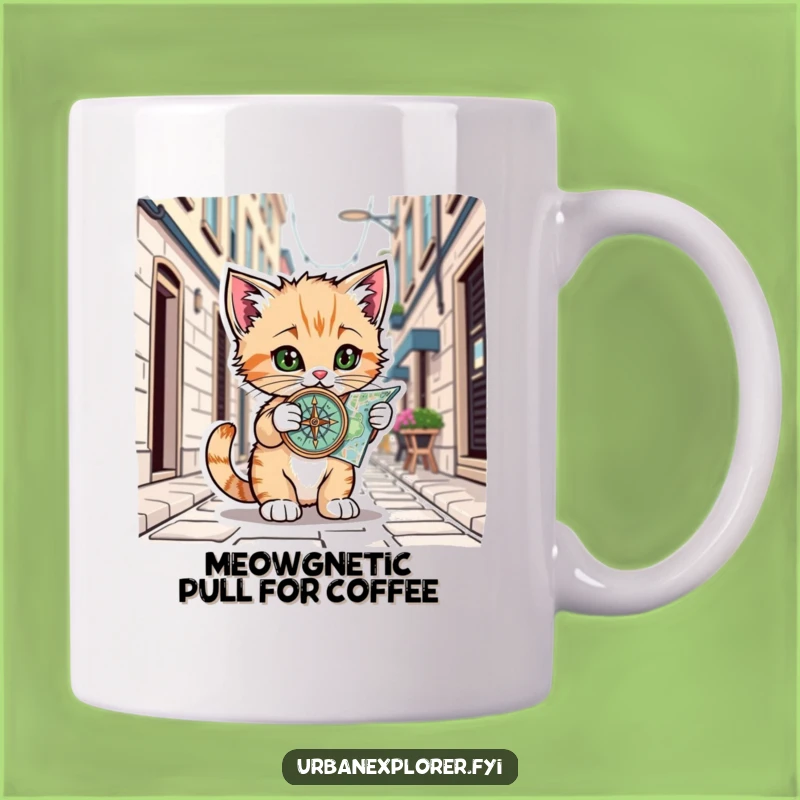 Funny Kitten Alley Map Mug: A Hilarious Urban Explorer Gift