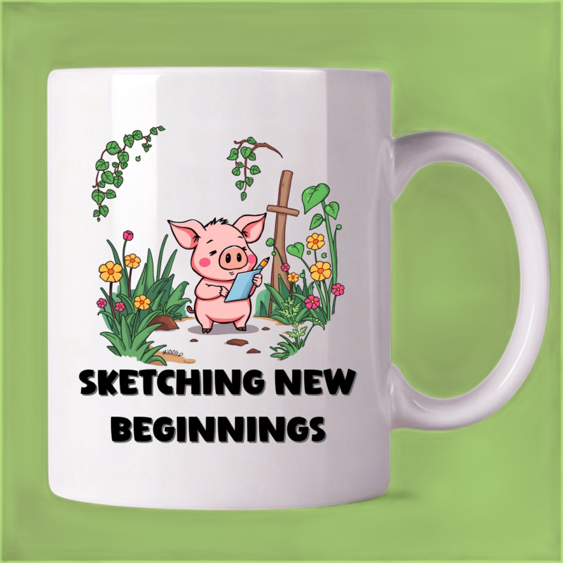 Pig's Forgotten Garden Sketch: The Mug