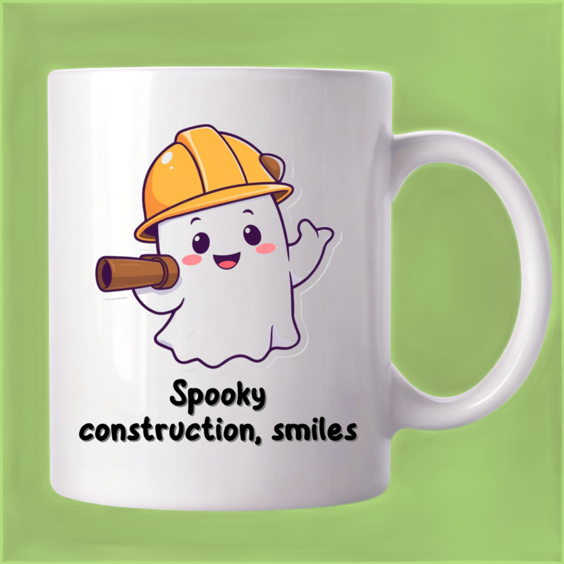Hard Hat Ghost Mug: Exploring the Afterlife