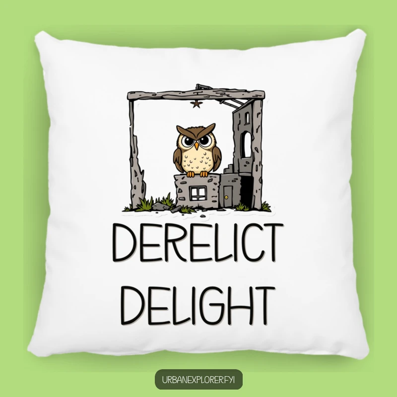 Soft Funny Goofy Owl Pillow: Snuggle Up with Adorable Quirks!