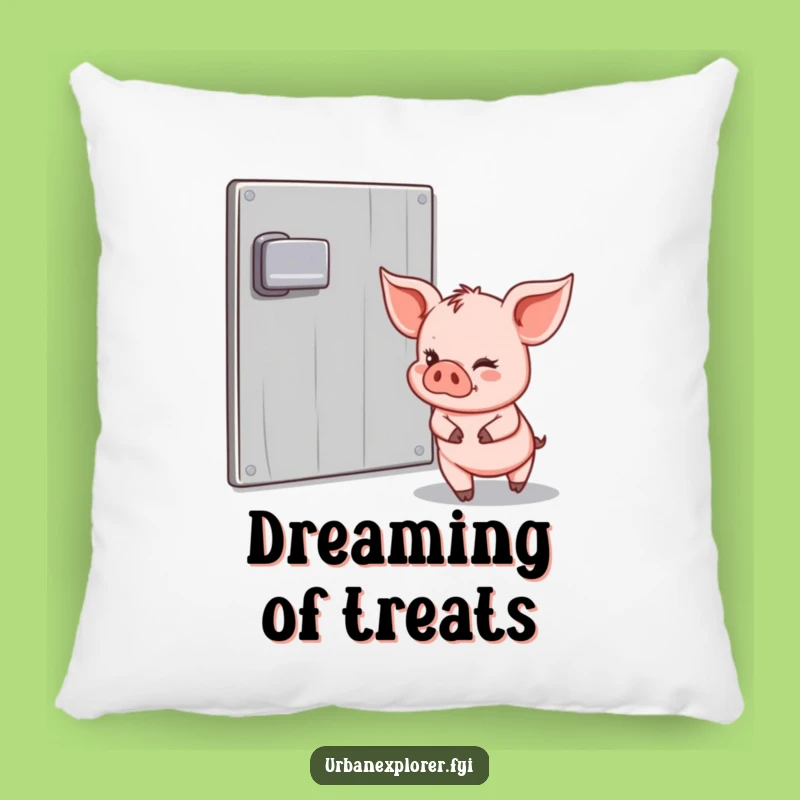 Funny Piglet Mischief Pillow: Comfy & Hilarious Accent Pillow, Great Funny Gift!