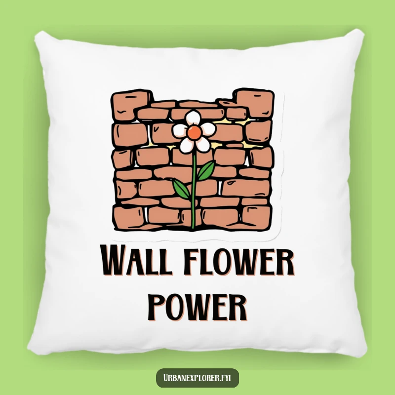 Soft Funny Minimalist Flower Pillow: Snuggle Up with Blooming Hope!