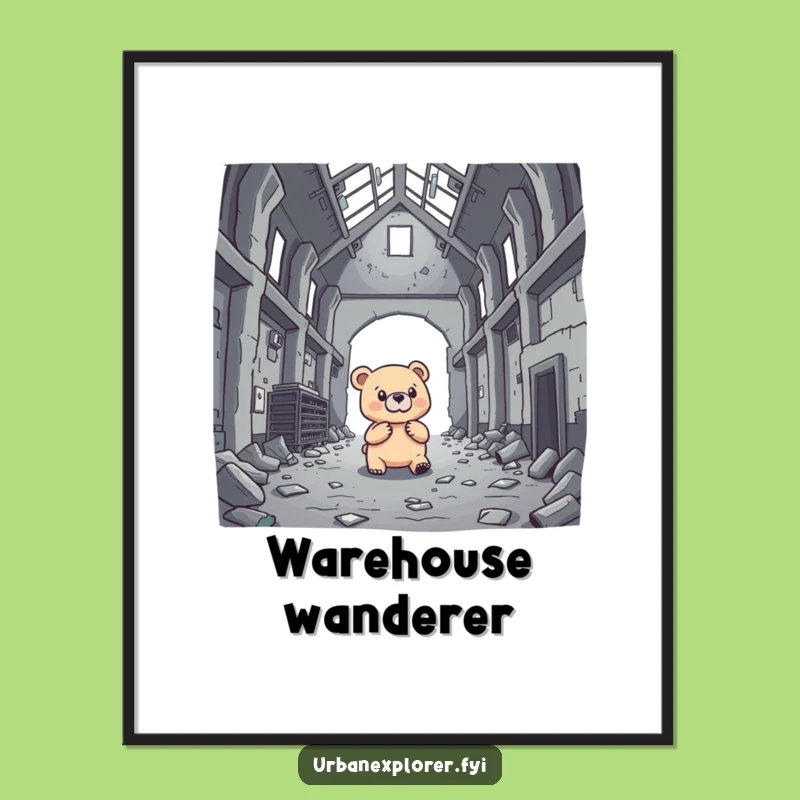 Funny Bear Warehouse Digital Art - Instant Bold Decor