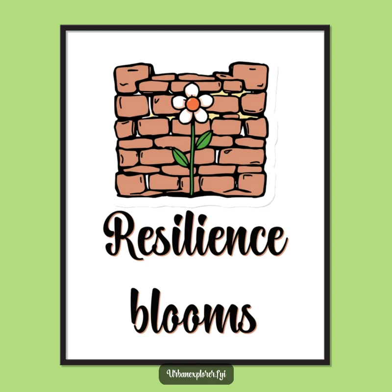 Funny Minimalist Flower Digital Print: Instant Beauty for Your Space!