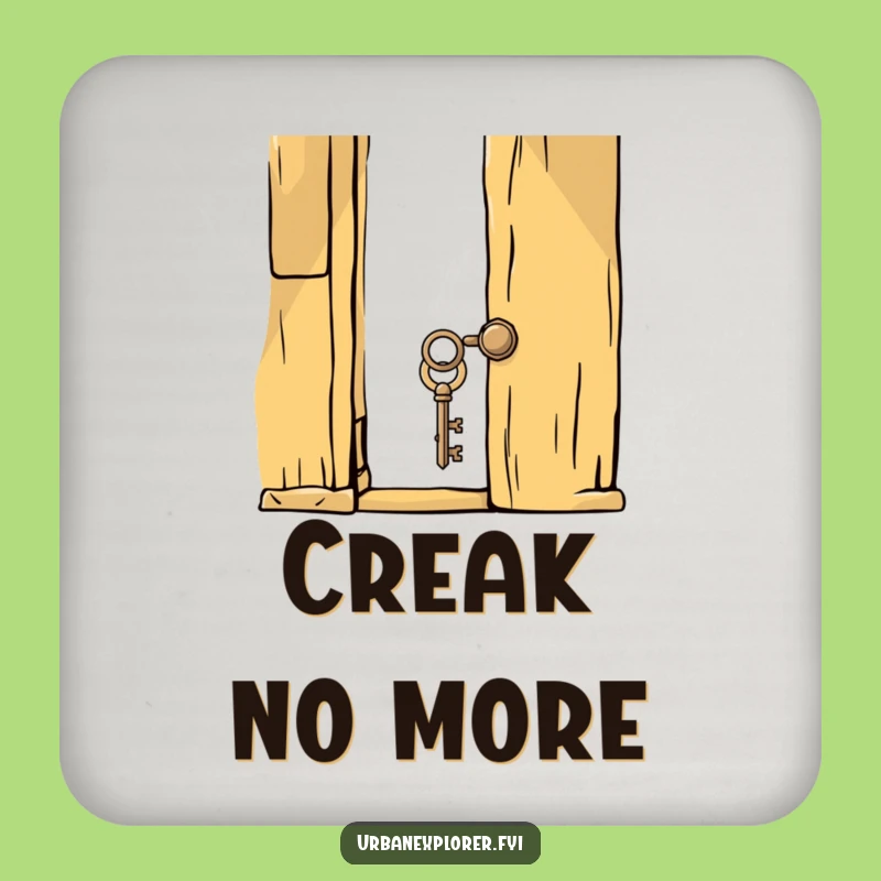 Funny Key Door Coasters: Protect Surfaces with Whimsical Intrigue!