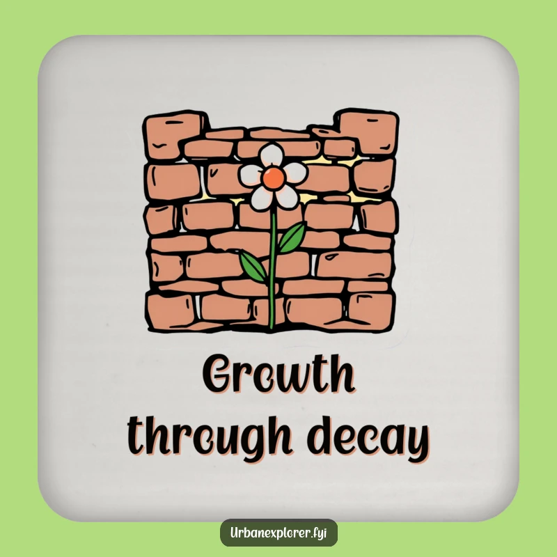 Funny Minimalist Flower Coasters: Protect Surfaces with Blooming Charm!