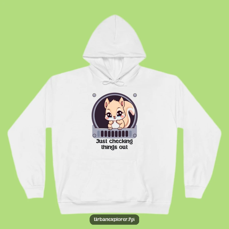 Cozy Funny Kawaii Squirrel Hoodie: Warmth Meets Whimsy