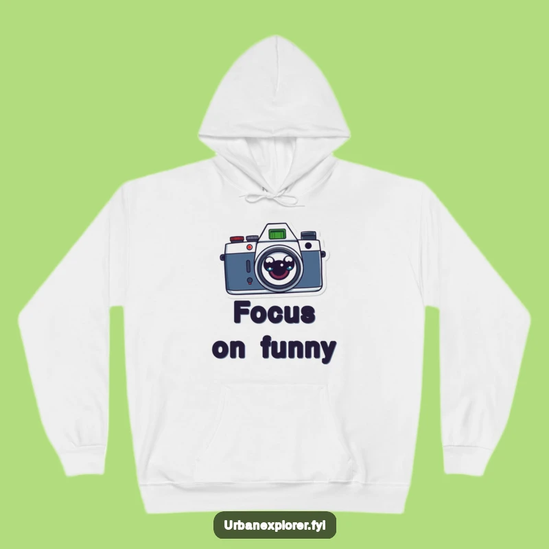 Cozy Funny Retro Camera Hoodie: Snap into Comfort with Surprise!
