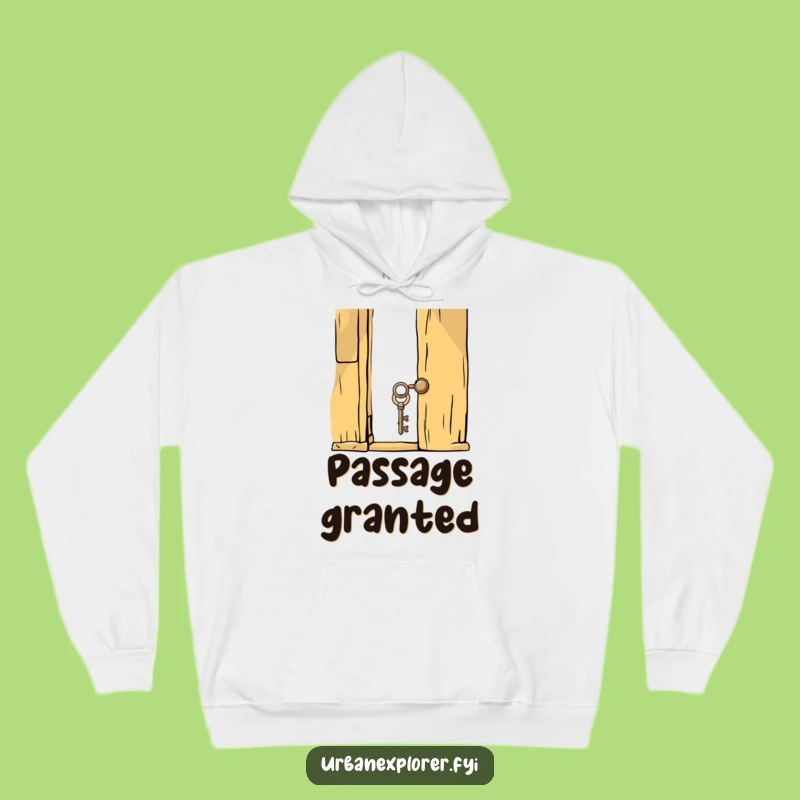 Cozy Funny Key Door Hoodie: Unlock Warmth and Whimsical Humor!