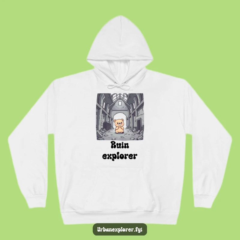 Funny Bear Warehouse Hoodie - Warm & Adventurous Humor Gift