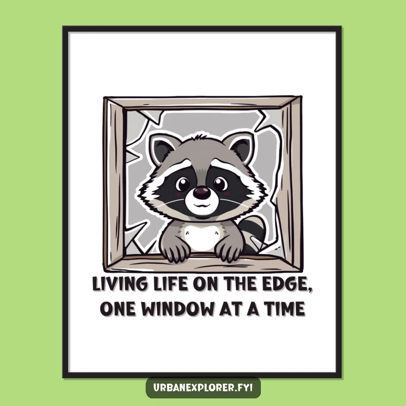 Funny Raccoon Wall Art: Free Printable Downloadable Art for Cheeky Home Decor!