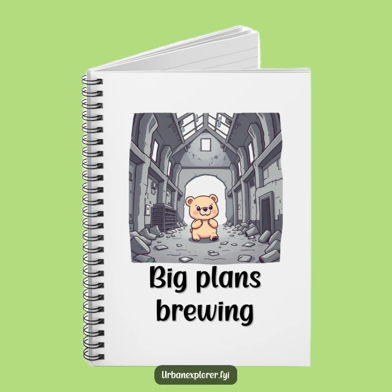 Funny Bear Warehouse Notebook - Journal Your Expeditions Hilariously