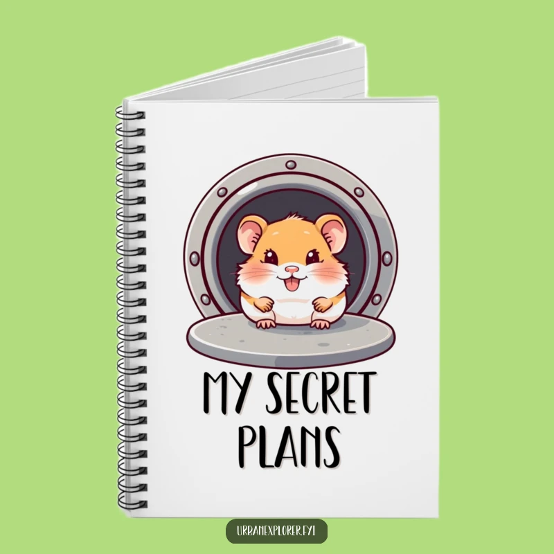 Funny Hamster Secret Notebook: Jot Down Your Discoveries with This Hilarious Gift!