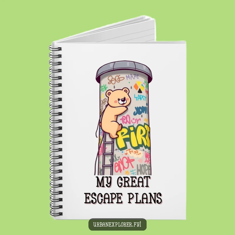 Funny Kawaii Bear Adventure Notebook - Write Your Story, Hilariously