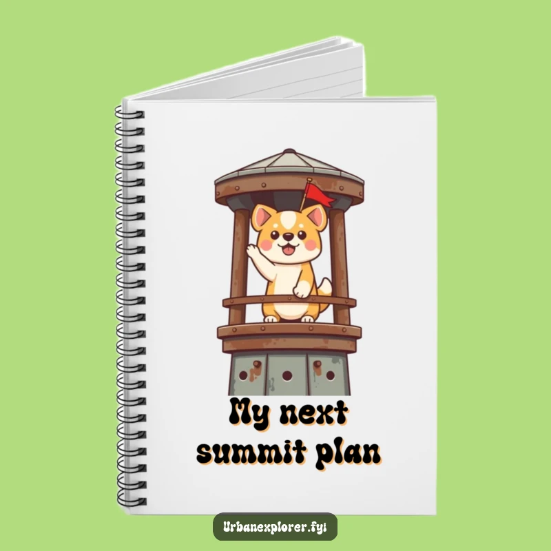 Funny Kawaii Dog Notebook - Hilarious Journal for Achievements