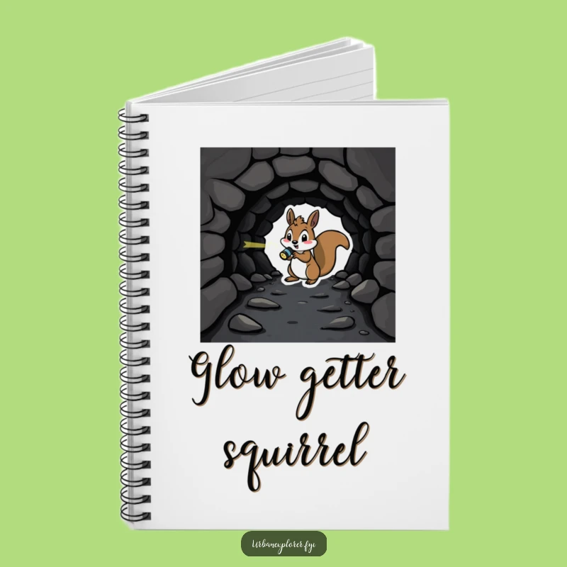 Funny Squirrel Tunnel Journal - Log Your Dark Discoveries