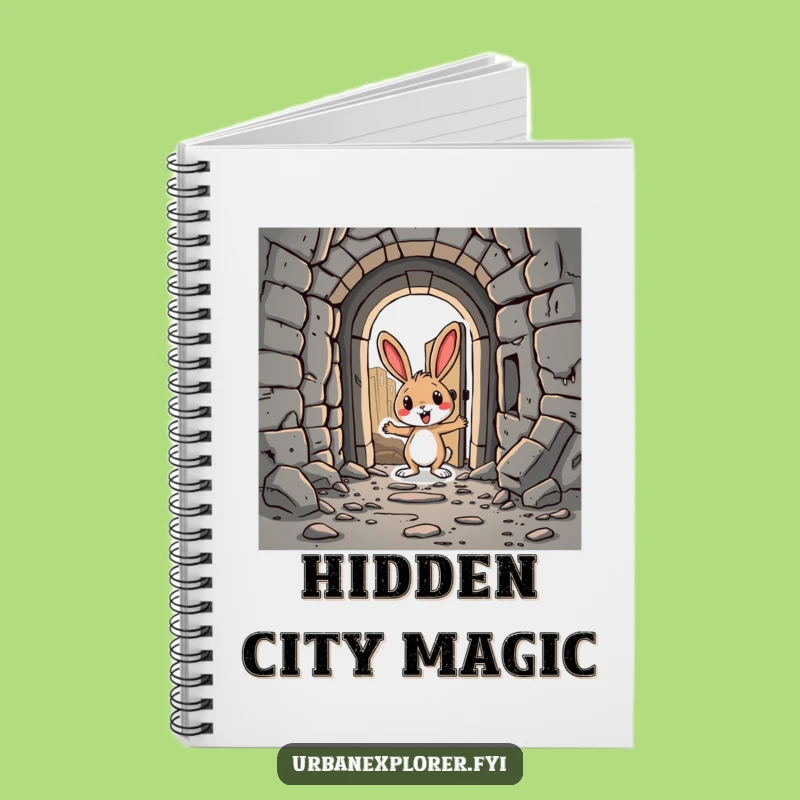 Funny Rabbit's Adventure Notebook: Hidden Doorway Journal, a Creative Humor Gift