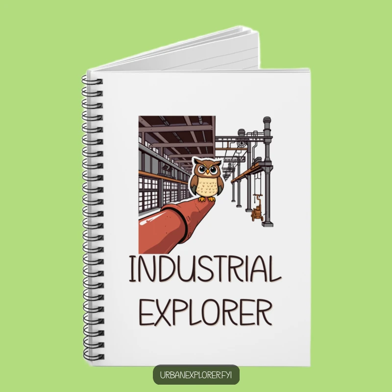 Funny Owl Industrial Journal - Log Your Thoughtful Observations