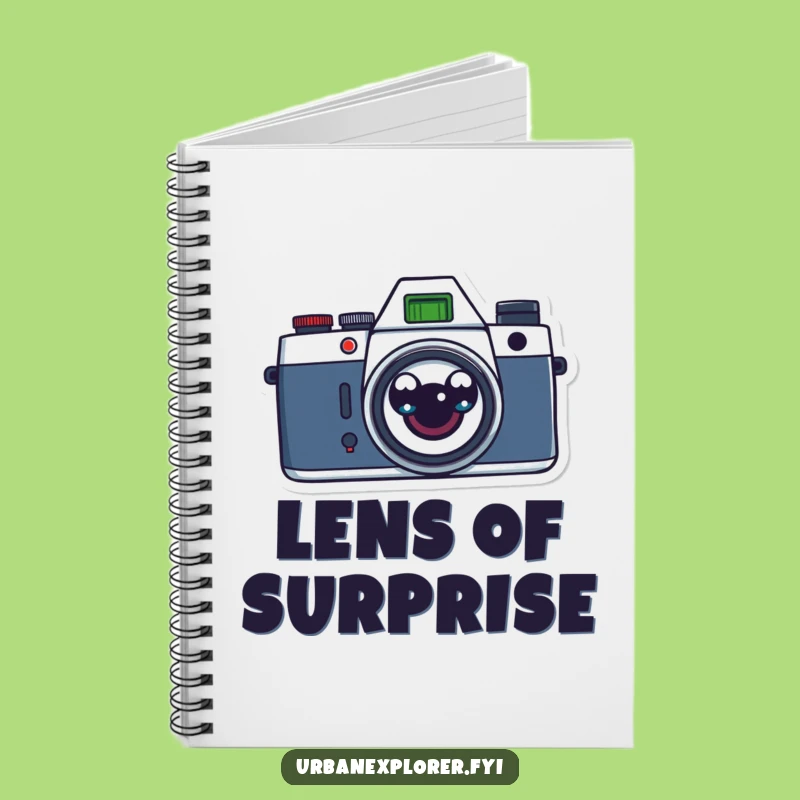 Funny Retro Camera Notebook: Capture Your Ideas with Surprise!
