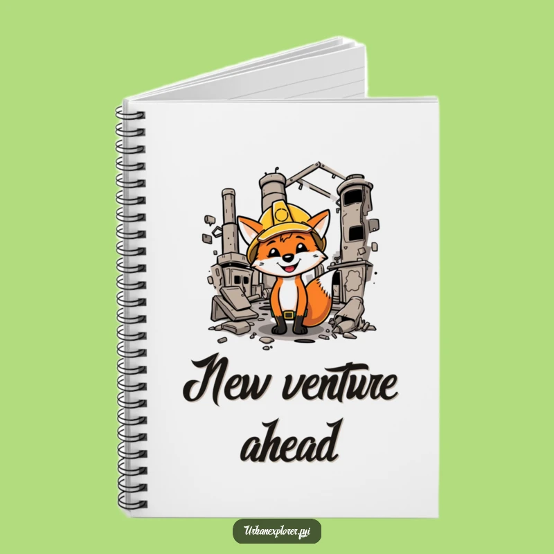 Funny Fox Factory Explorer Notebook - Journal Your Humorous Adventures