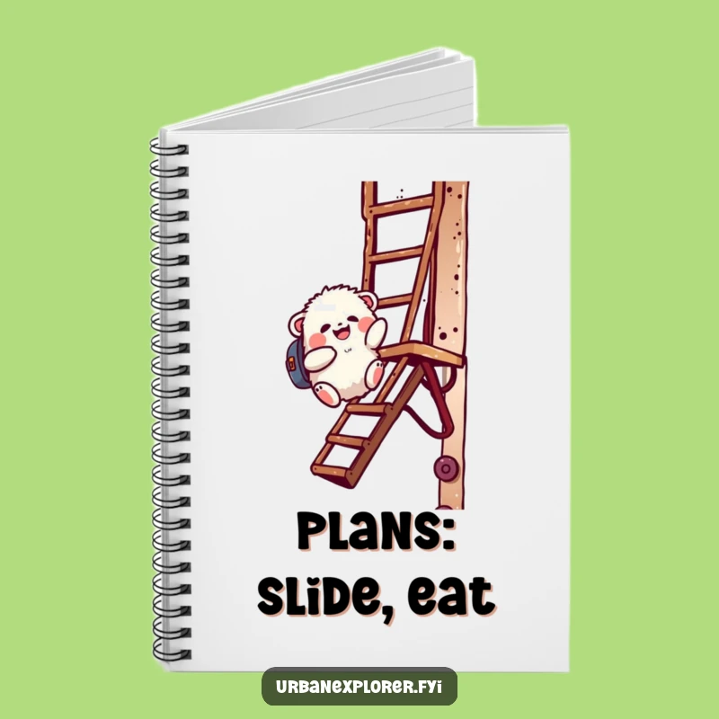 Funny Creature Fire Escape Notebook - Record Adventures, Creative Journal, Great Funny Gift