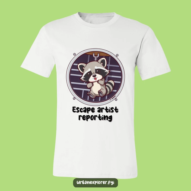 Funny Raccoon T-Shirt: Wear Your Mischief with This Hilarious Graphic Tee!