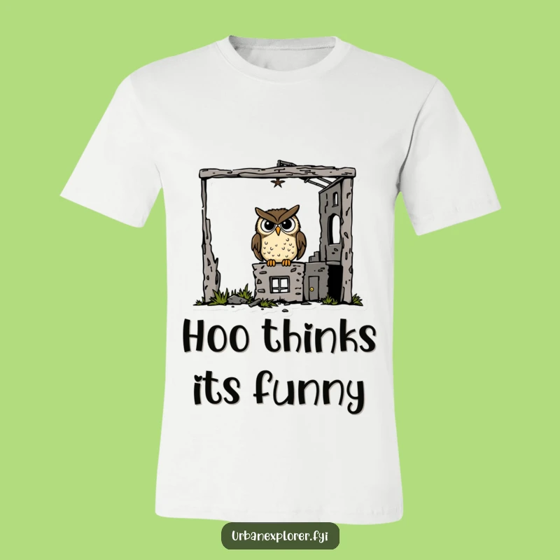 Funny Goofy Owl Tee: Show Off Your Quirky Side in Style!