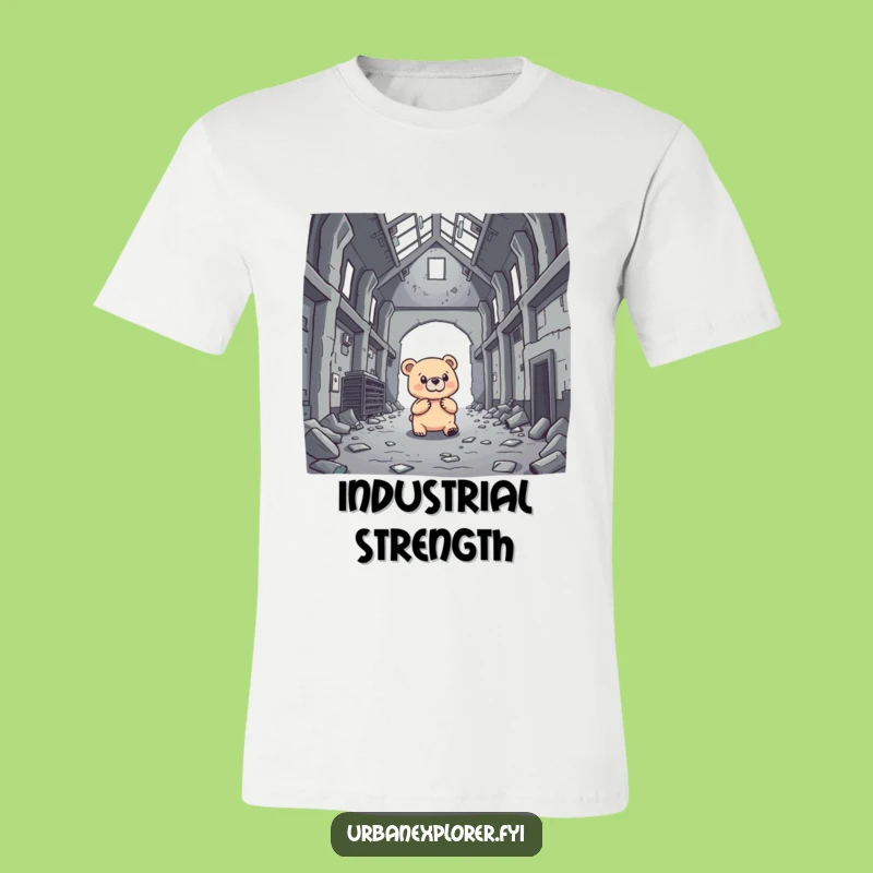 Funny Bear Warehouse T-Shirt - Bold & Humorous Explorer Tee