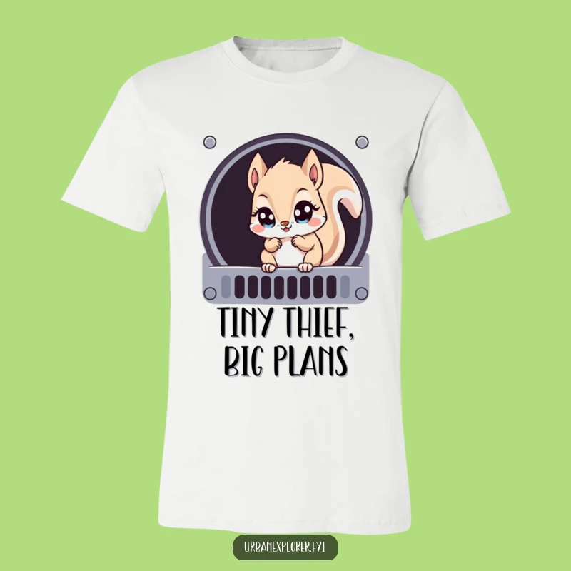 Funny Kawaii Squirrel T-Shirt: Adorable Mischief for Your Wardrobe