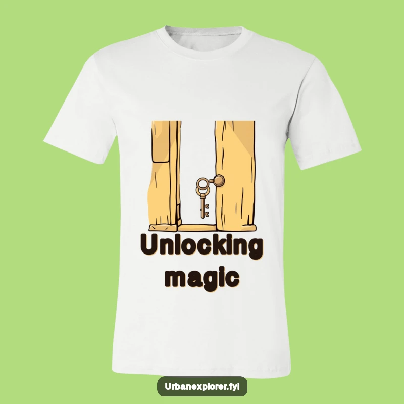 Funny Key Door Tee: Open the Door to Style and Hilarious Fun!