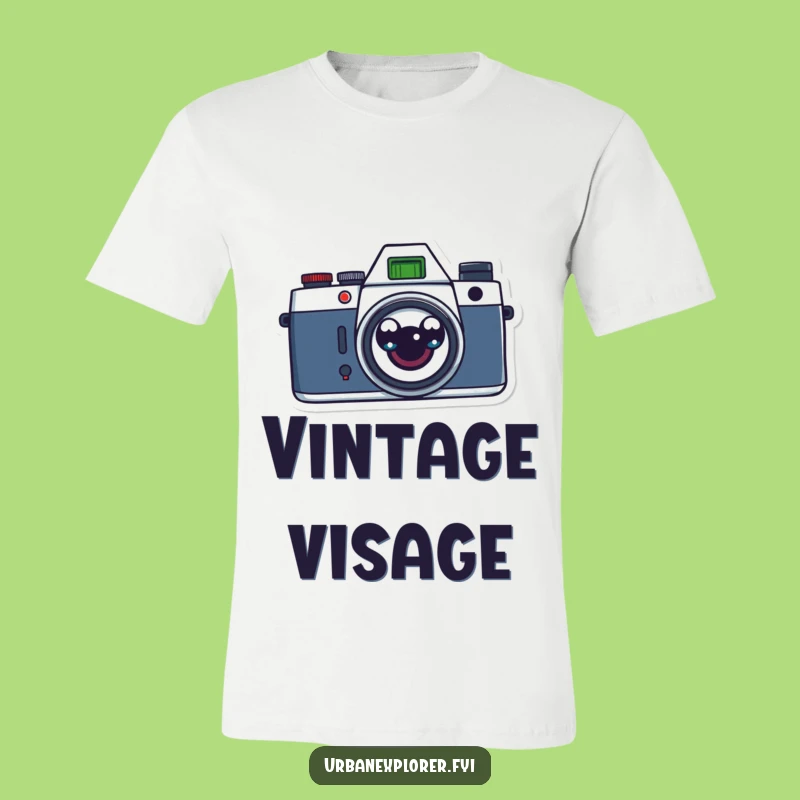 Funny Retro Camera Tee: Snapshot Your Style with Surprise!
