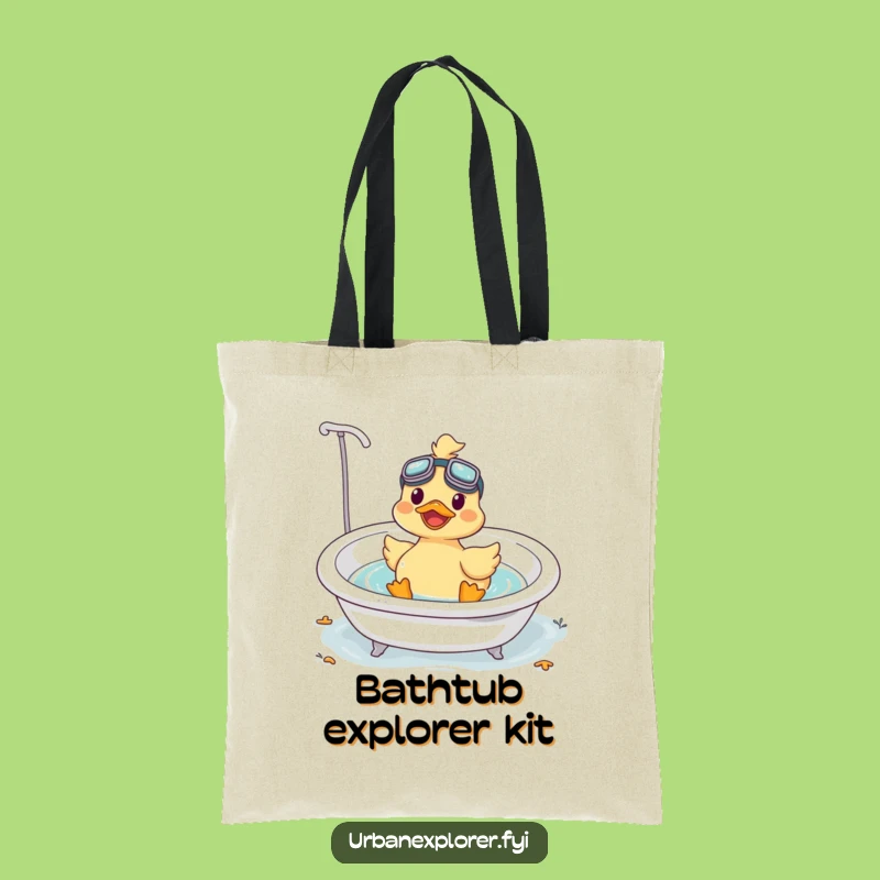 Funny Kawaii Duck Tote Bag: Carry Your Essentials with Delight