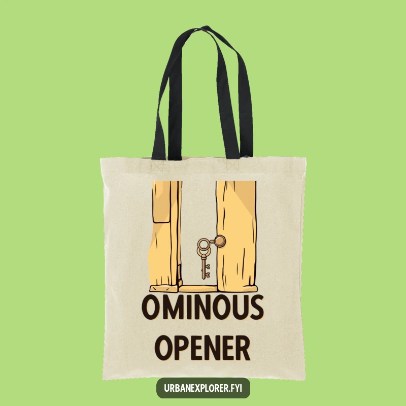 Funny Key Door Tote Bag: Carry Your Secrets with Whimsical Style!